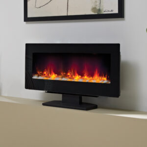 Amari Wall Mounted or Free Standing Electric Fire by Bemodern