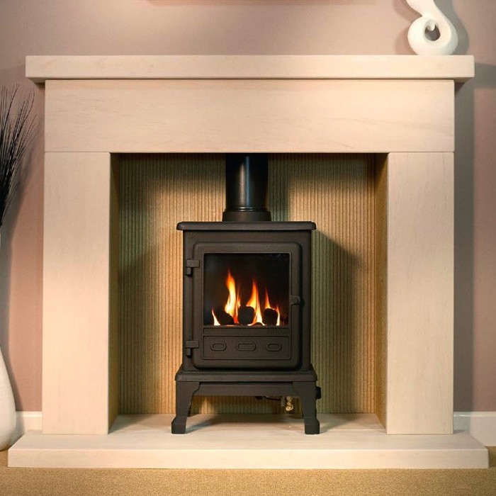 Durrington 42" jurastone Fireplace Suite by The Gallery Collection