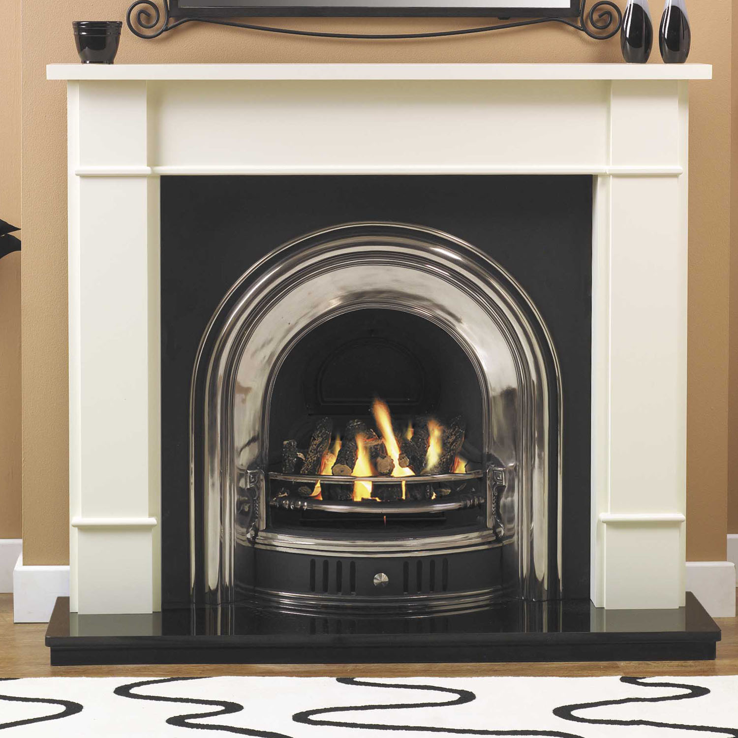 Elgin Olde England White Fire Surround By GB Mantels