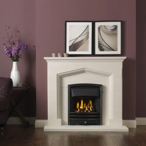 Kendal 48" Limestone Fireplace Suite by The Gallery Collection