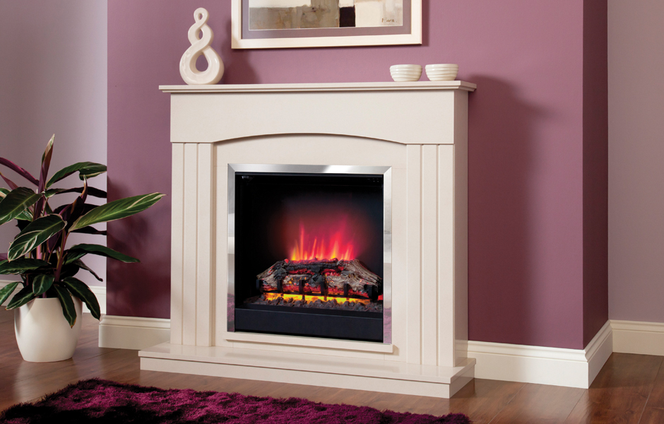 Linmere Electric Fireplace Suite by Bemodern