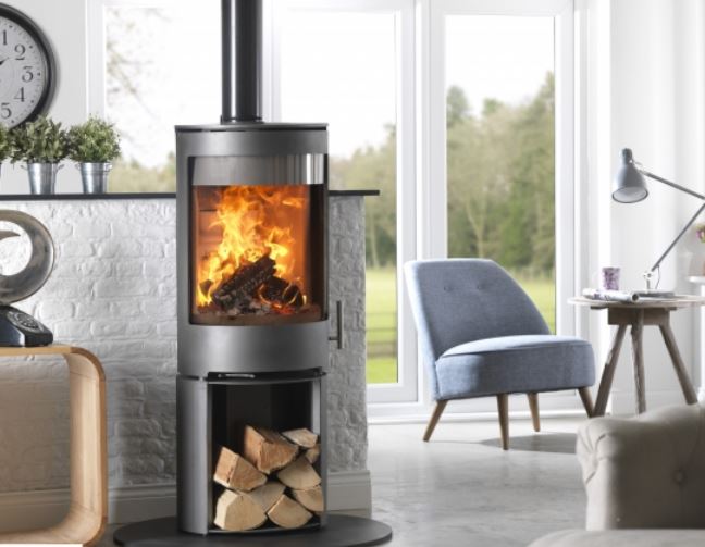 PVR Cylinder multi-fuel stove by Purevision 