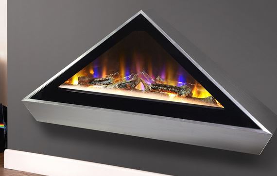 Louvre Electriflame VR Hang on the wall Suite by Celsi 