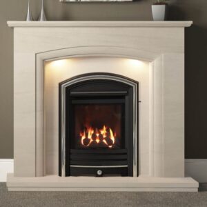 Elissa Limestone Fireplace Surround by Elgin and Hall