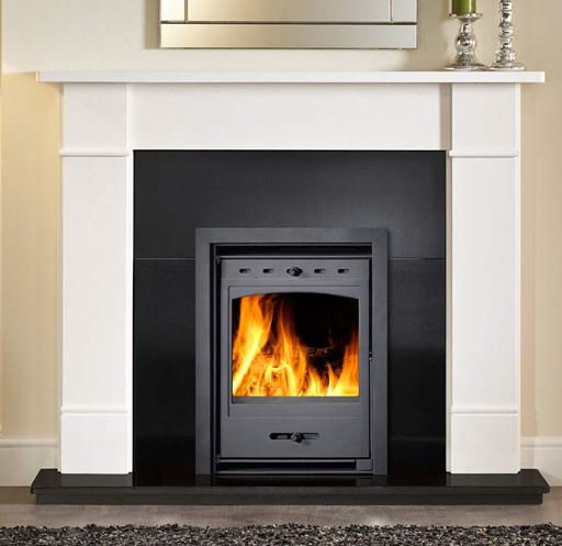 Helios inset clean burn stove by The Gallery collection 